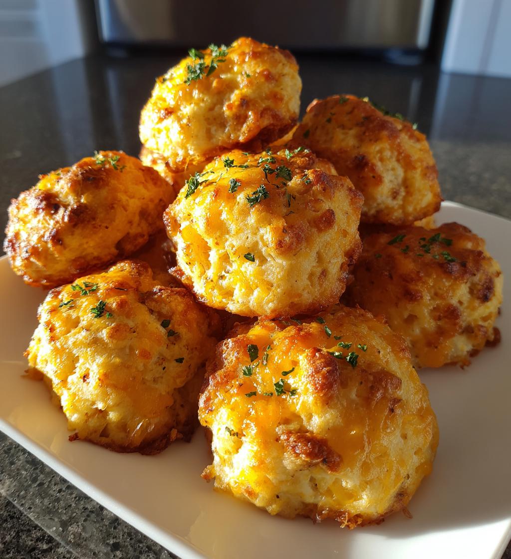 sausage balls with red lobster biscuits