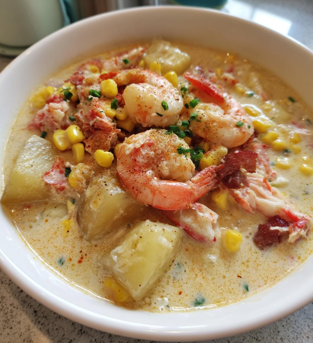 shrimp and lobster chowder longhorn