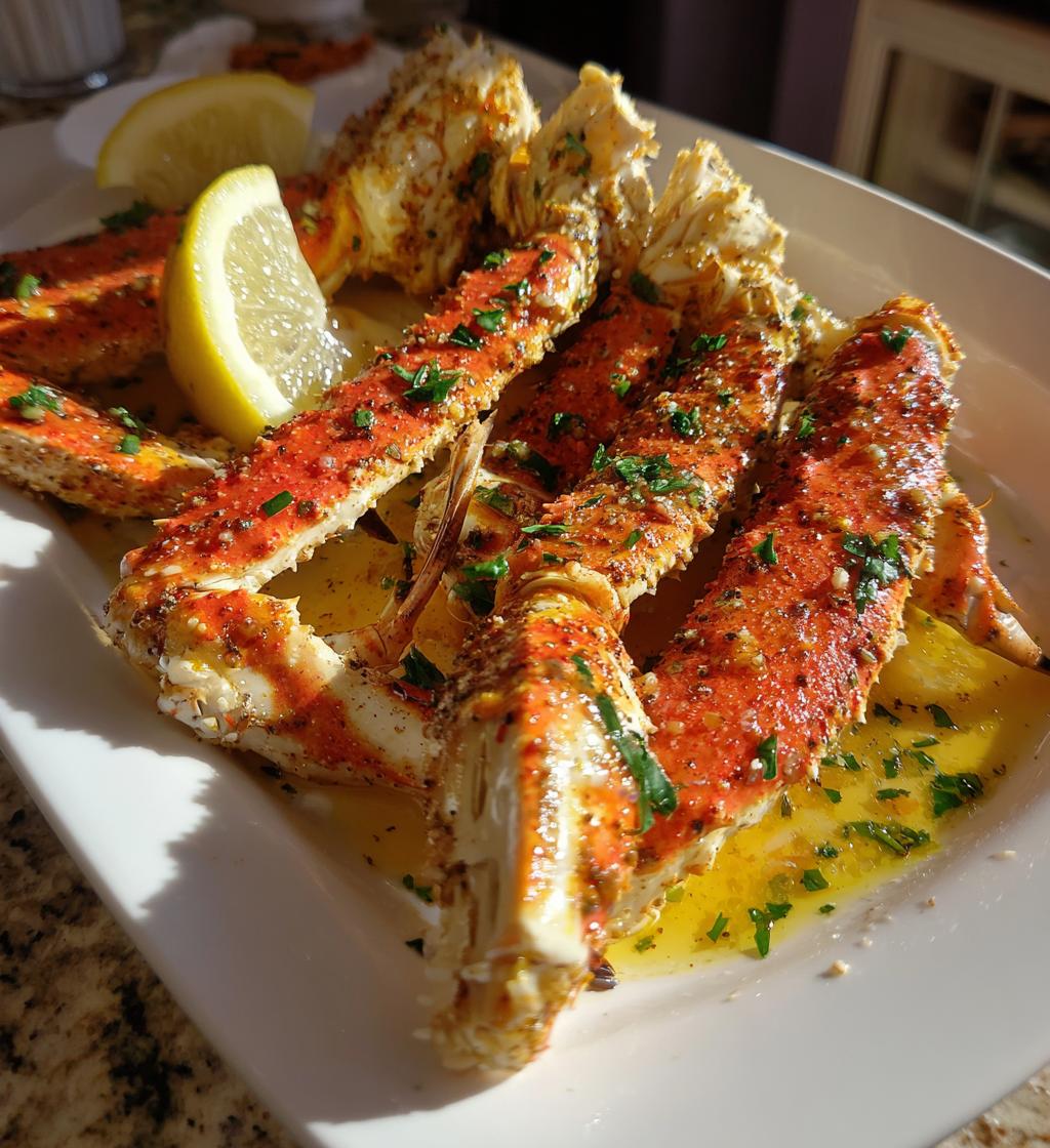 smoked crab legs in smoker