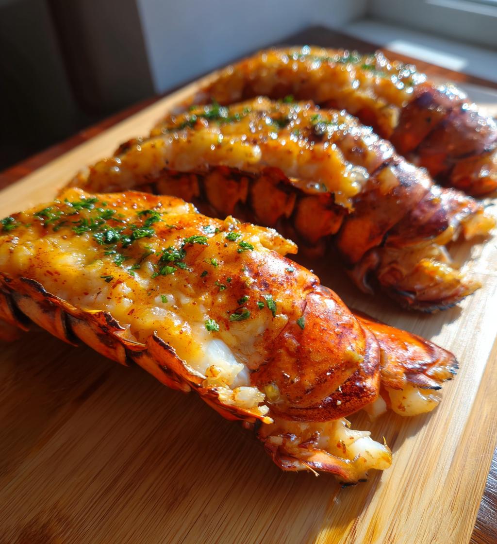 smoked lobster tail traeger