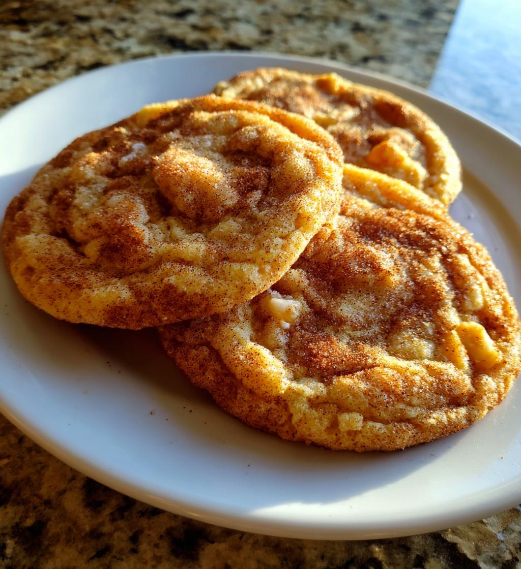 snickerdoodle apple pie cookies