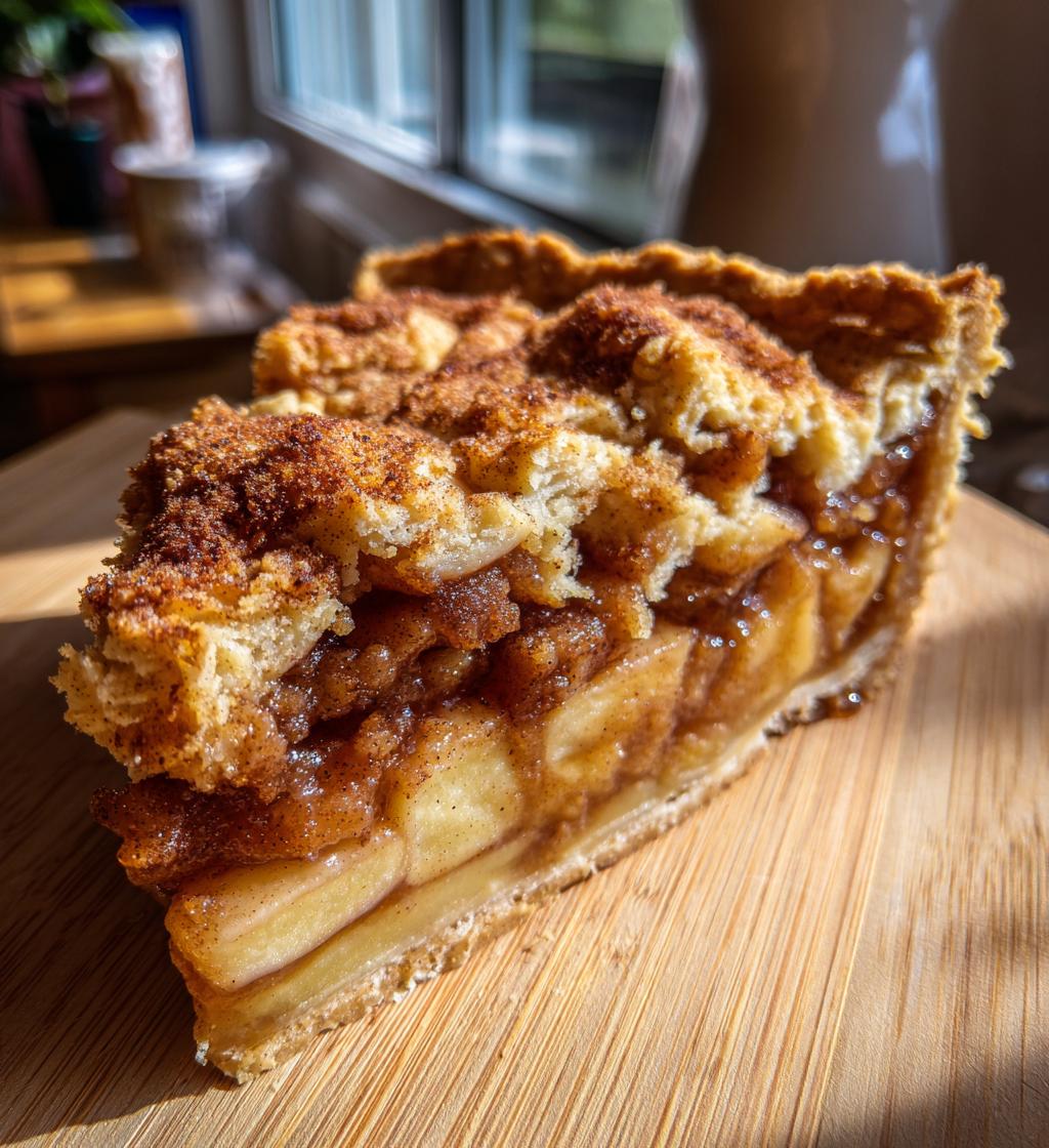 snickerdoodle apple pie
