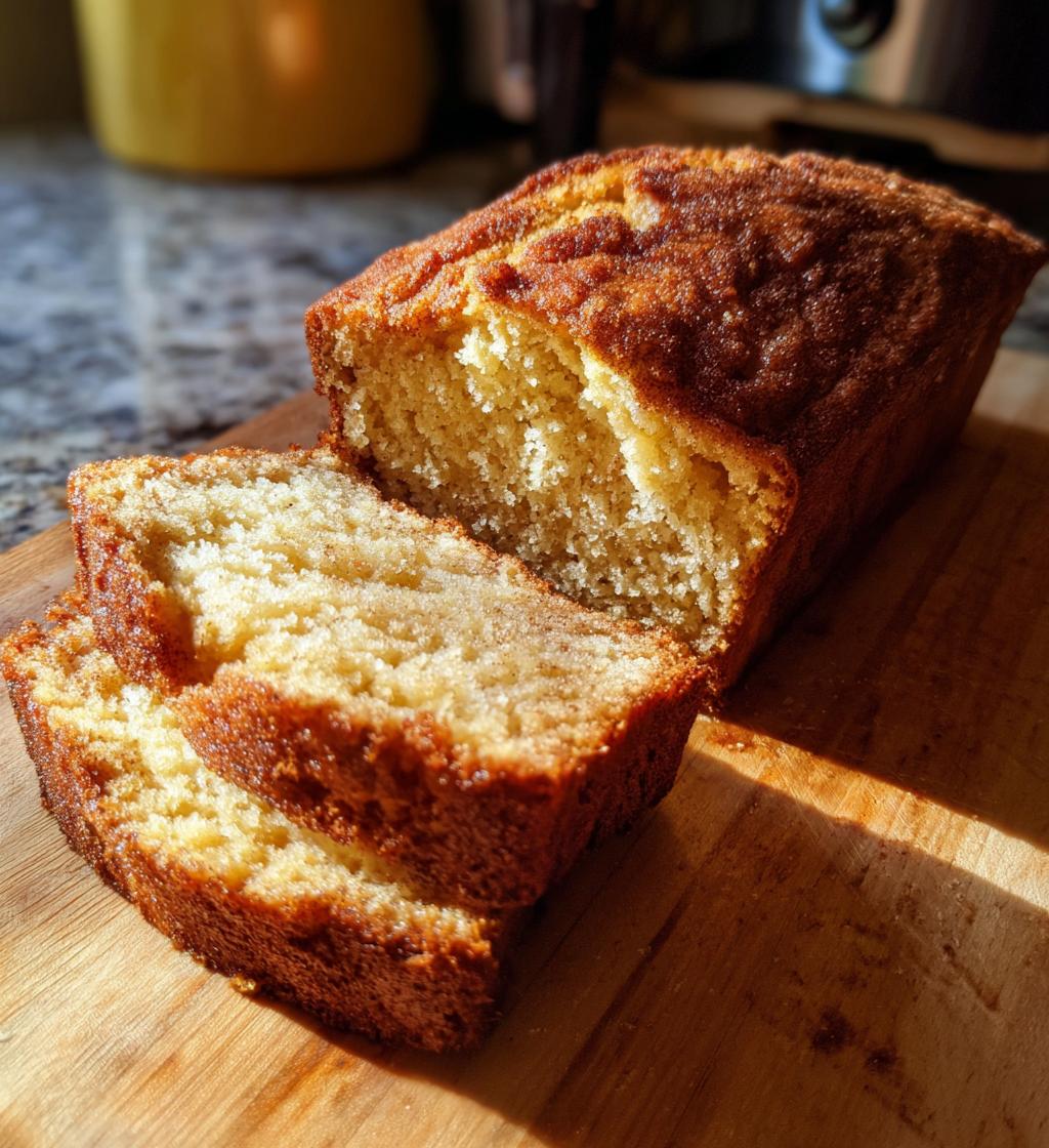 snickerdoodle banana bread