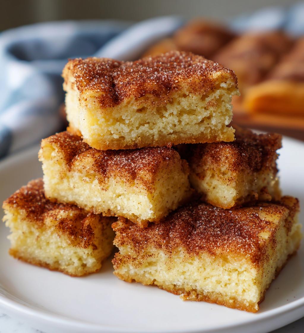 snickerdoodle bars