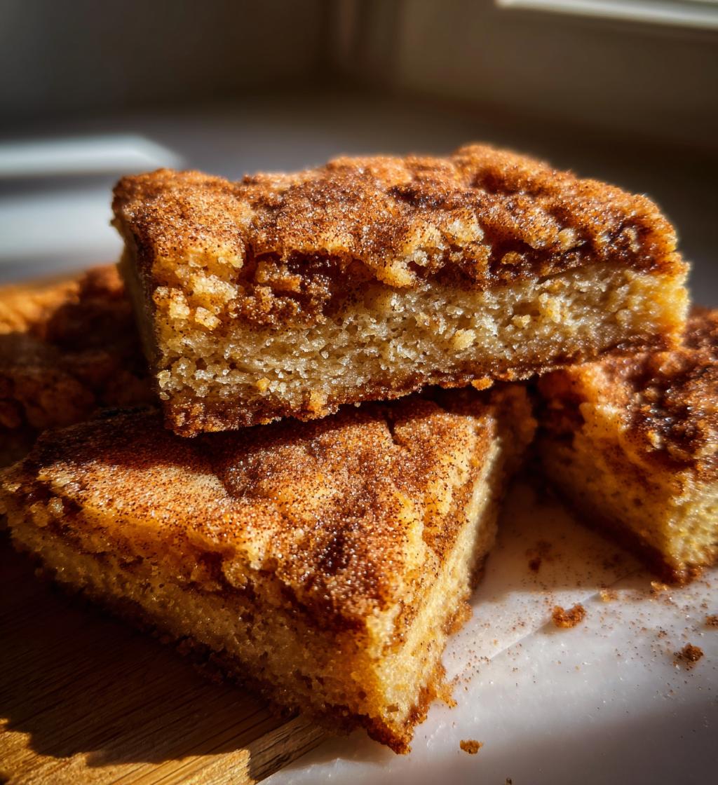 snickerdoodle cookie bars 9x13