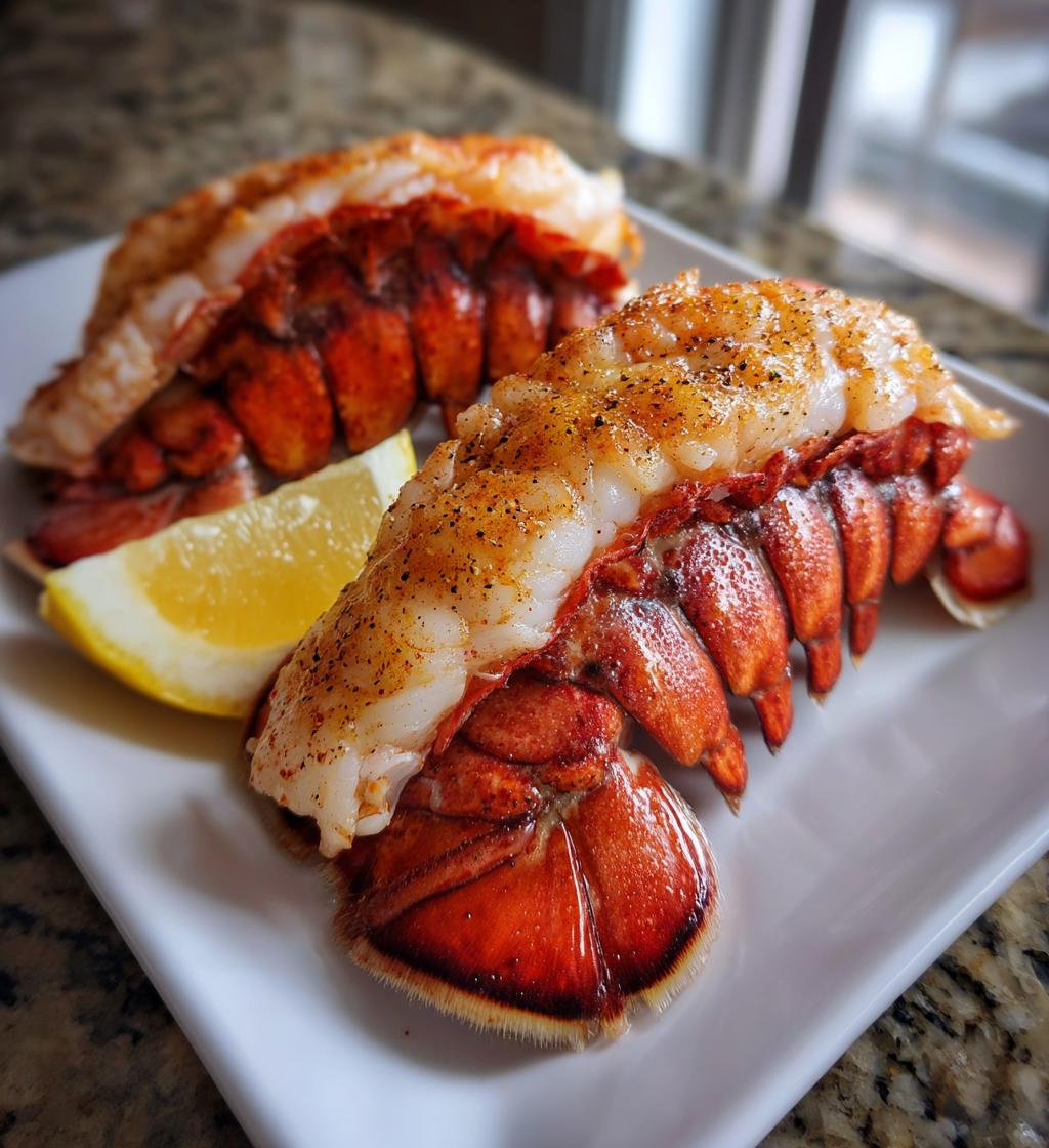 steam lobster tail