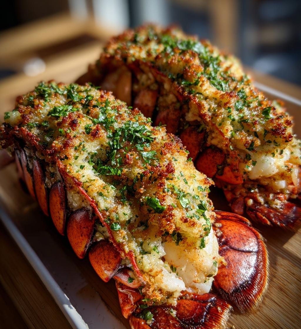stuffed lobster tail