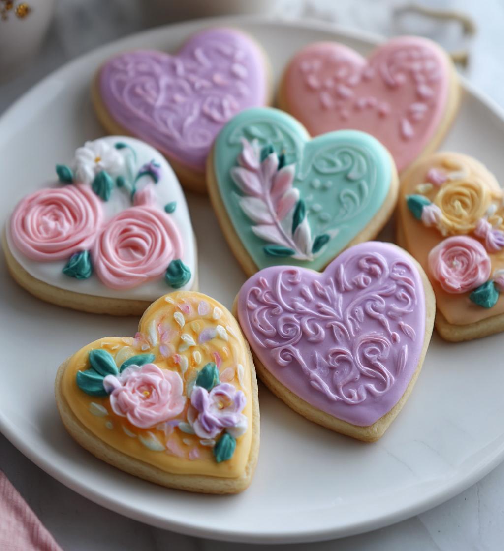 valentine bridal shower cookies