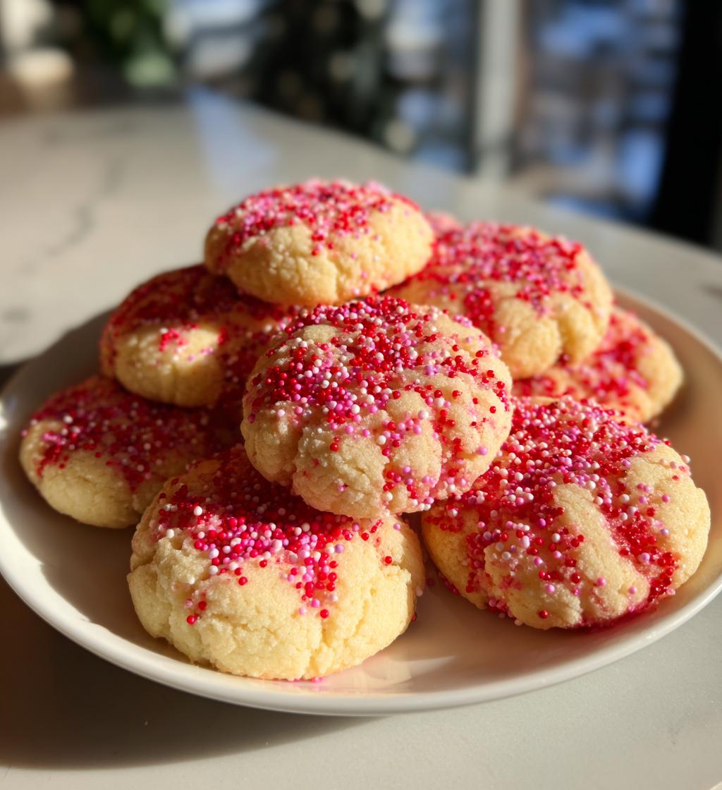 valentine butter cookies