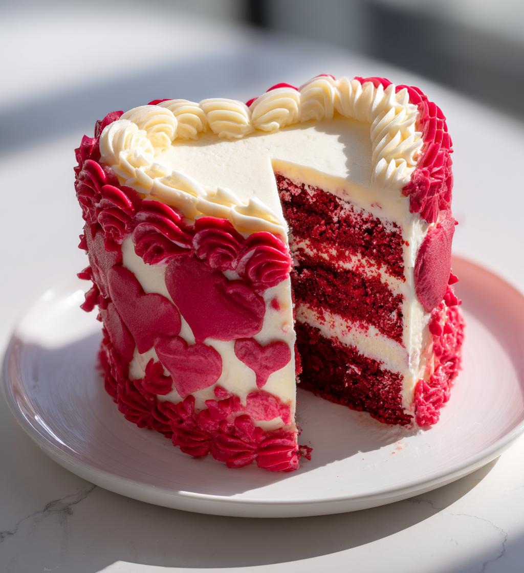 valentine cake designs
