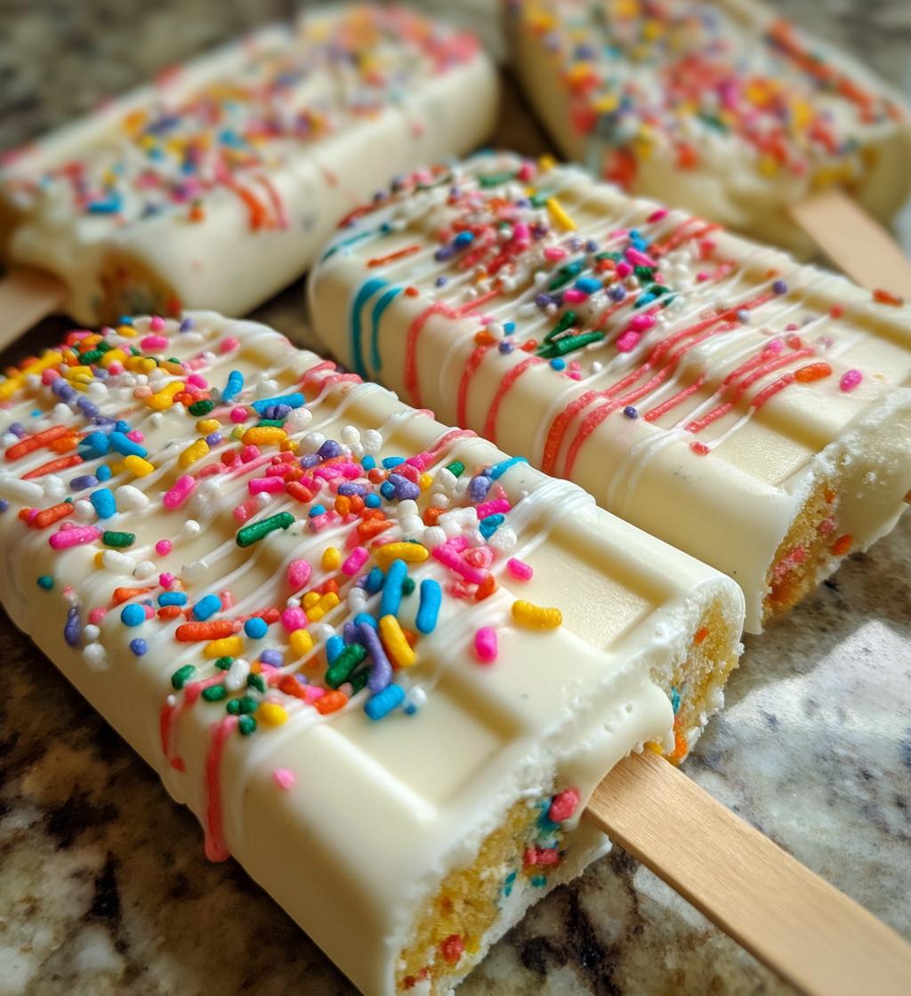 valentine cake popsicles