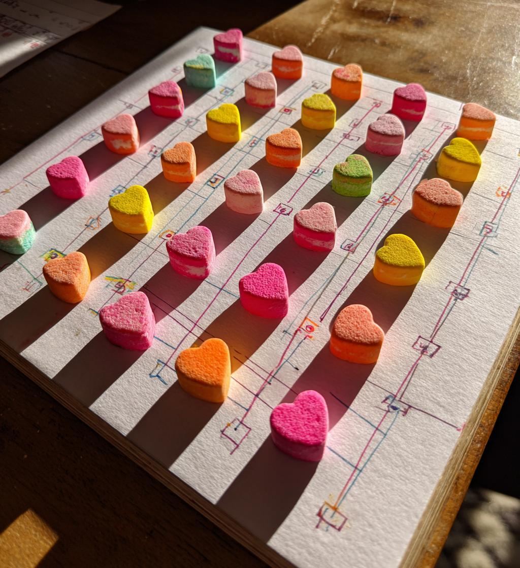 Valentine Candy Heart Graph: 5 Sweet Ideas to Create Joy – Vihaad Recipes