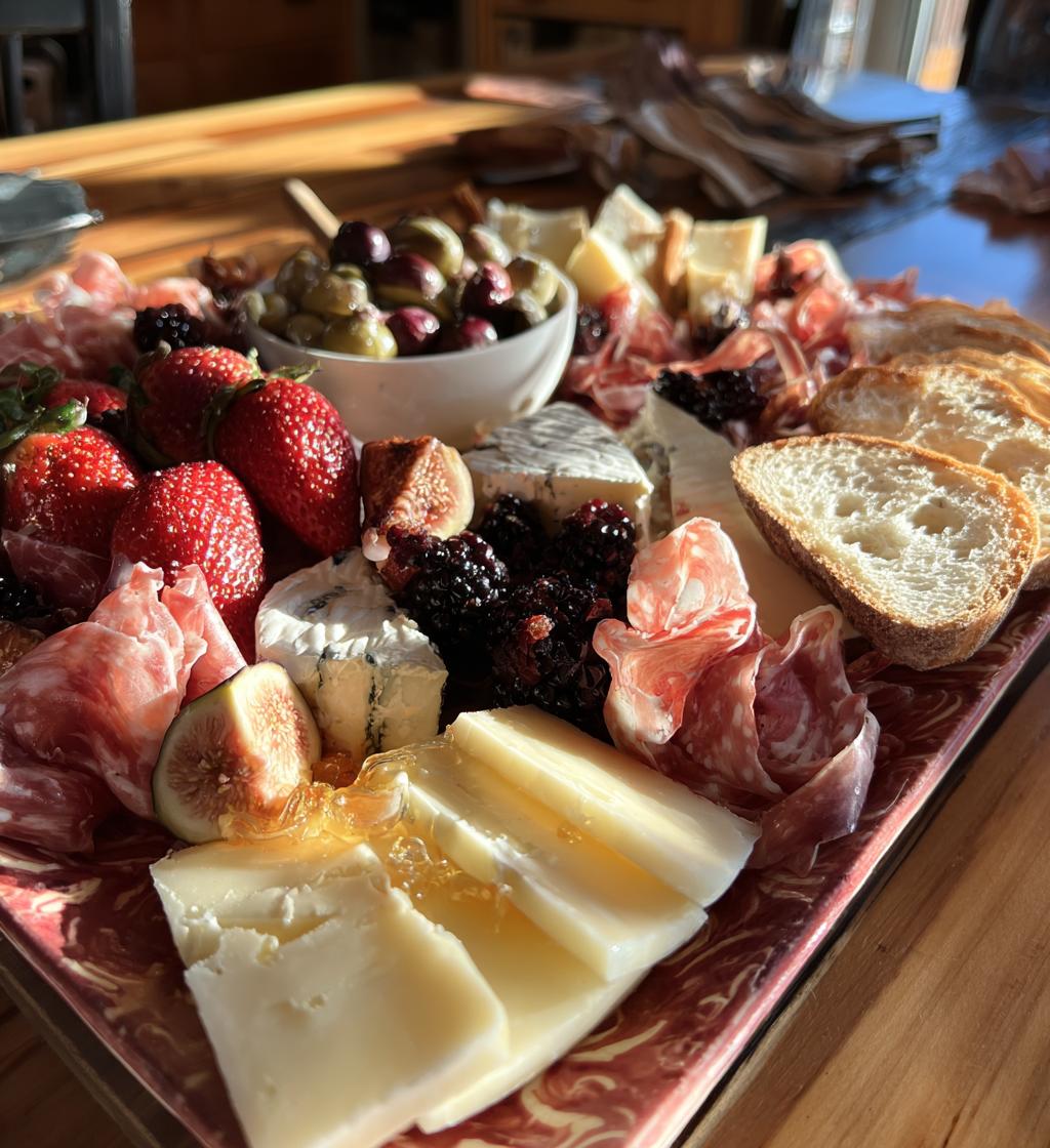 valentine charcuterie board