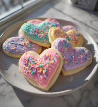 valentine cookie decorating
