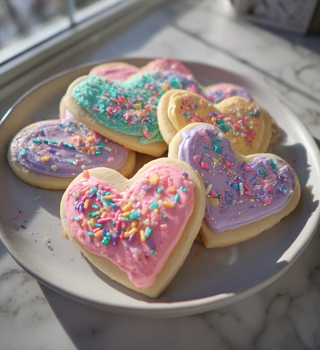 valentine cookie decorating