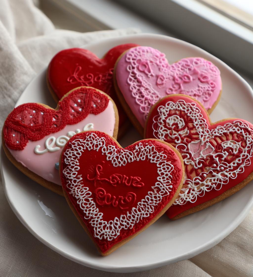 valentine cookie designs