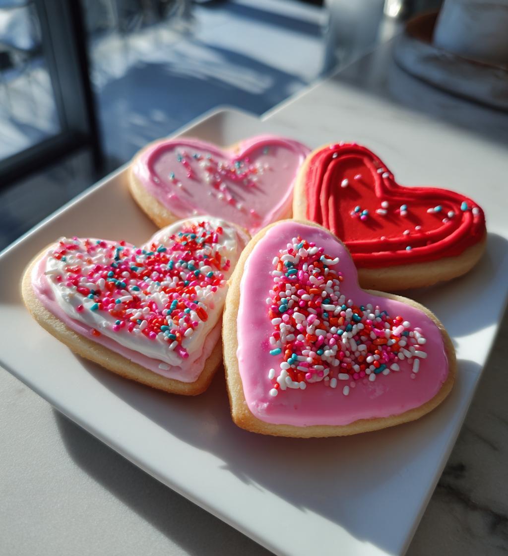 valentine cookies decorated ideas easy