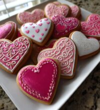 valentine cookies royal icing