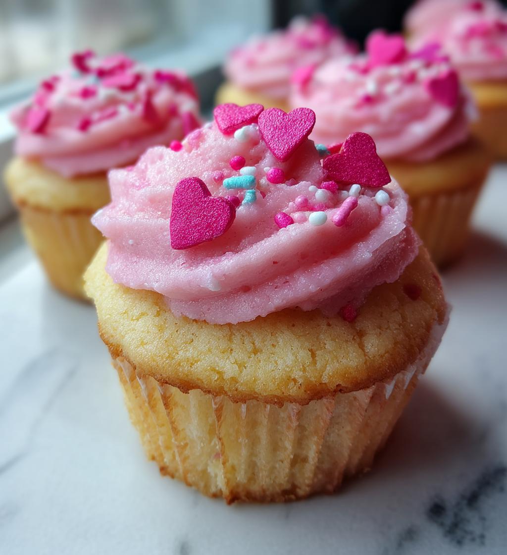 valentine cupcake