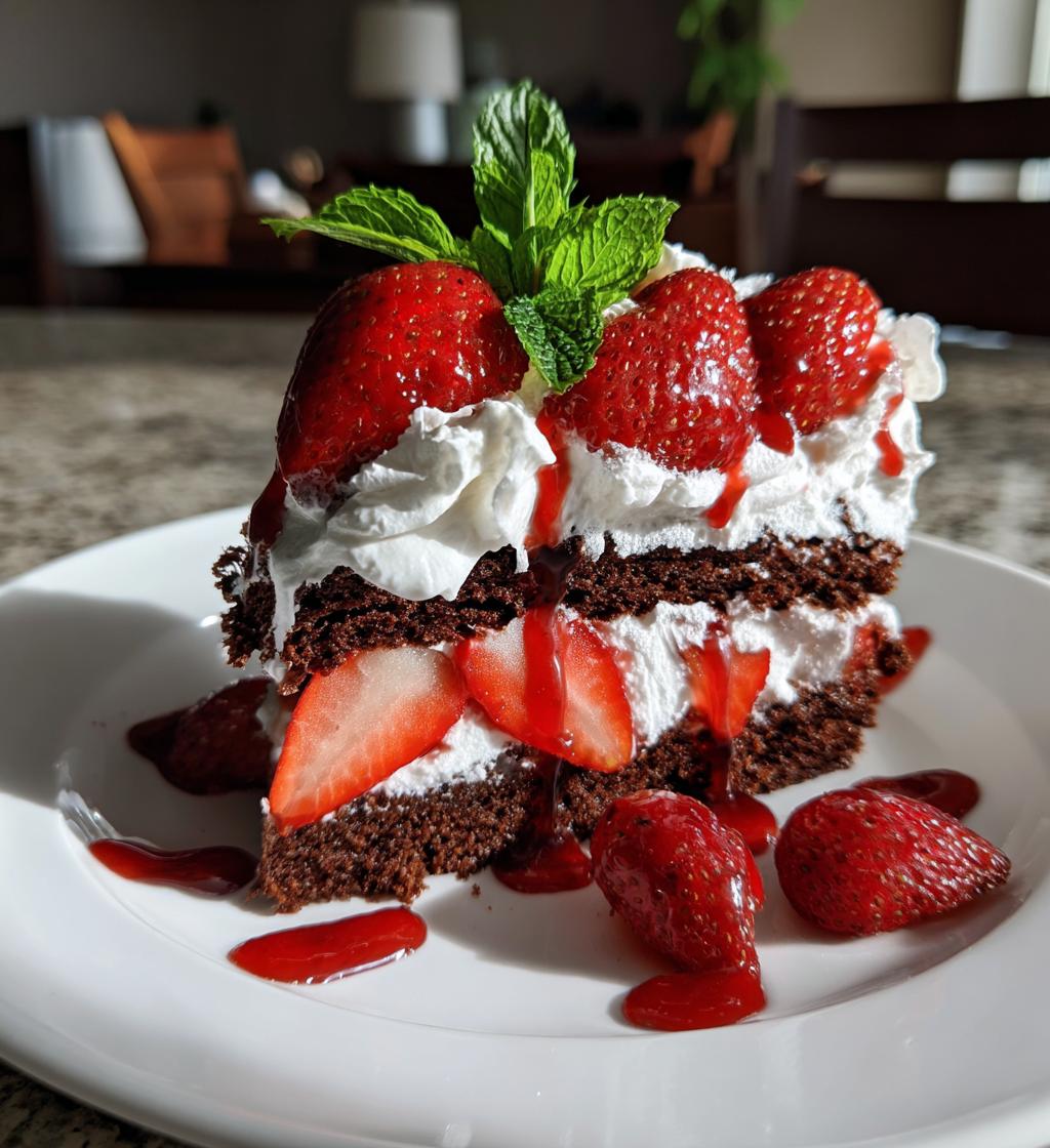 valentine dessert plating