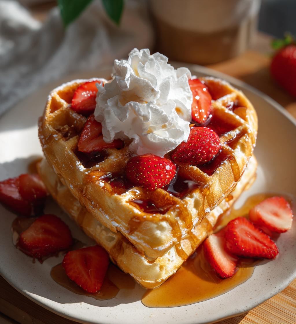 valentine waffles