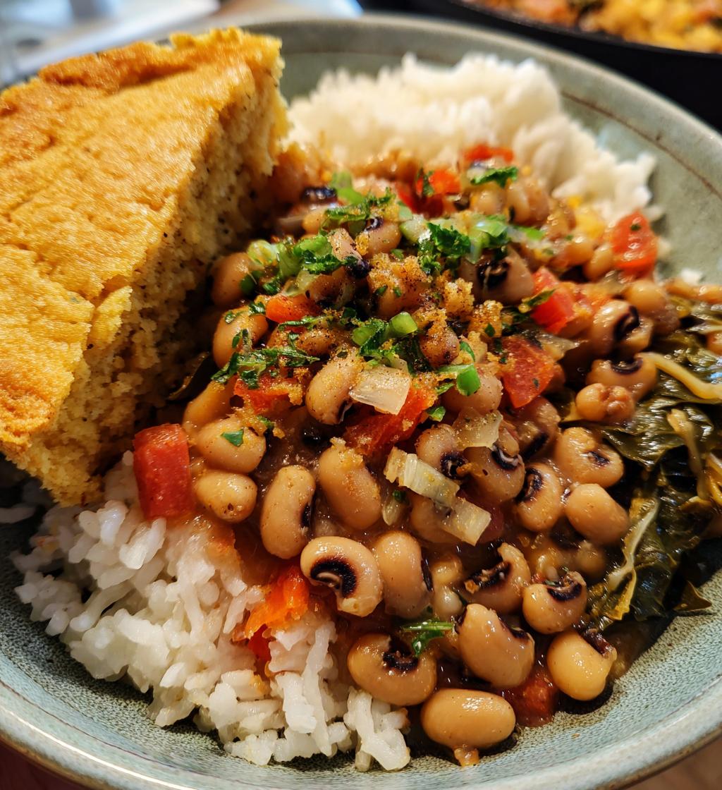 what to serve with black eyed peas