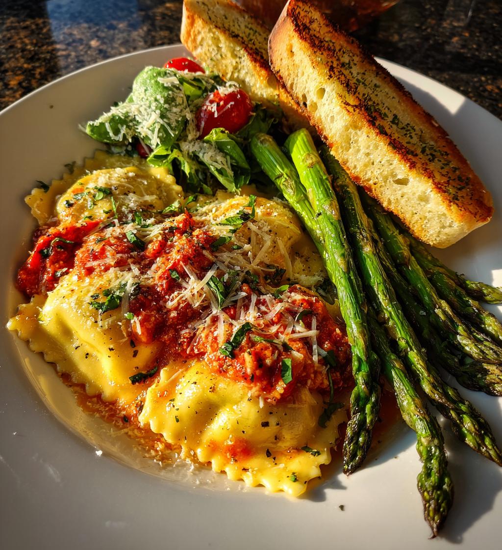 what to serve with lobster ravioli