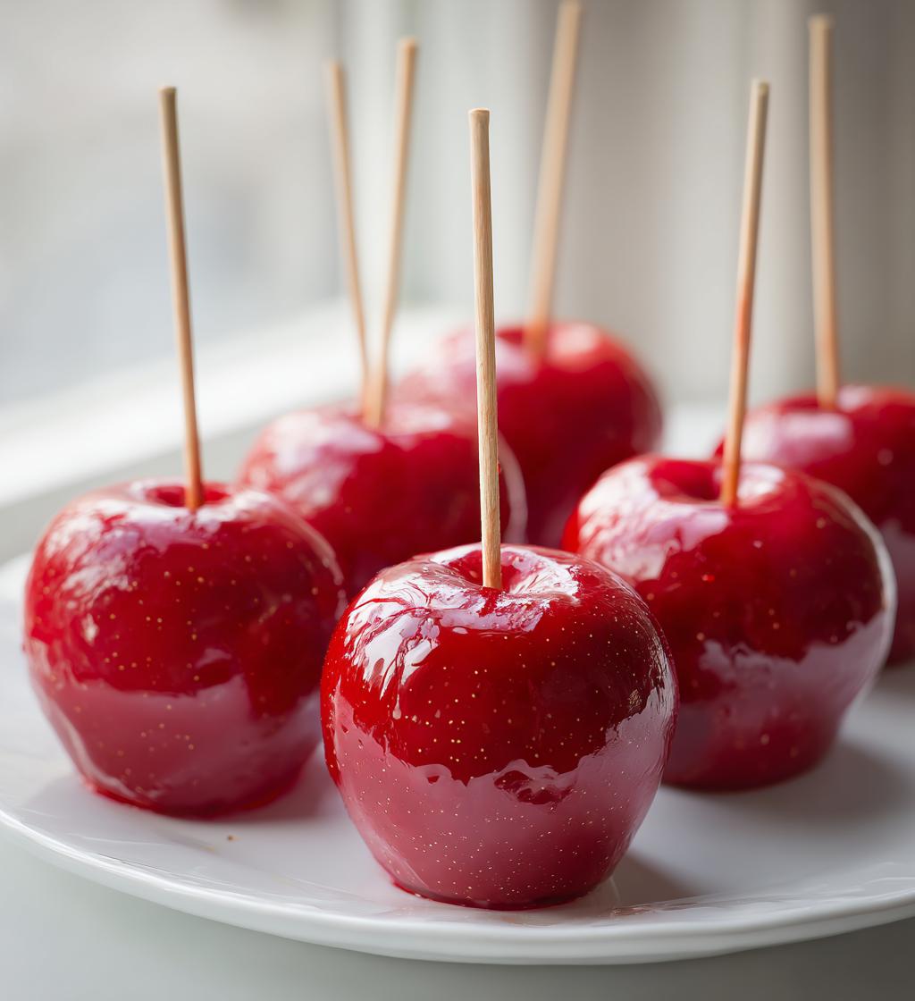 candy apples valentines day