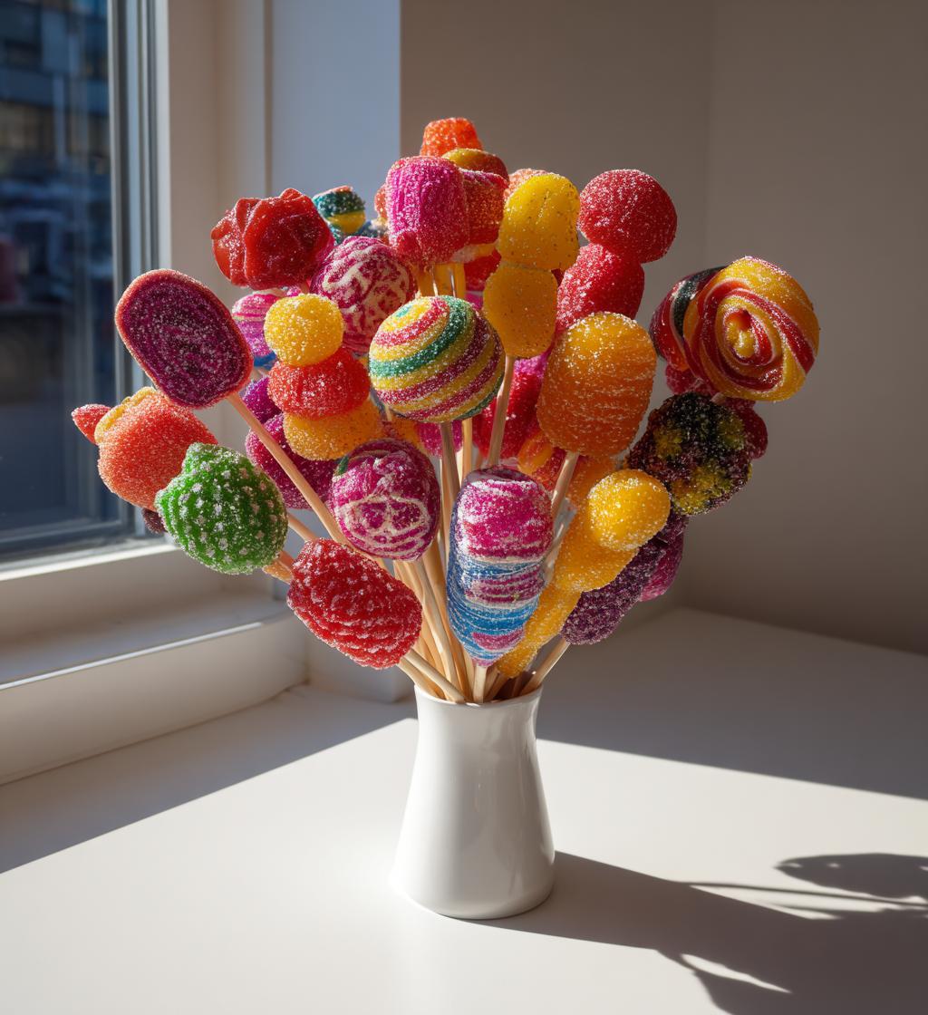 candy bouquet valentines day