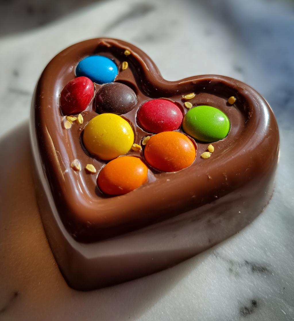 chocolate breakable heart valentines day