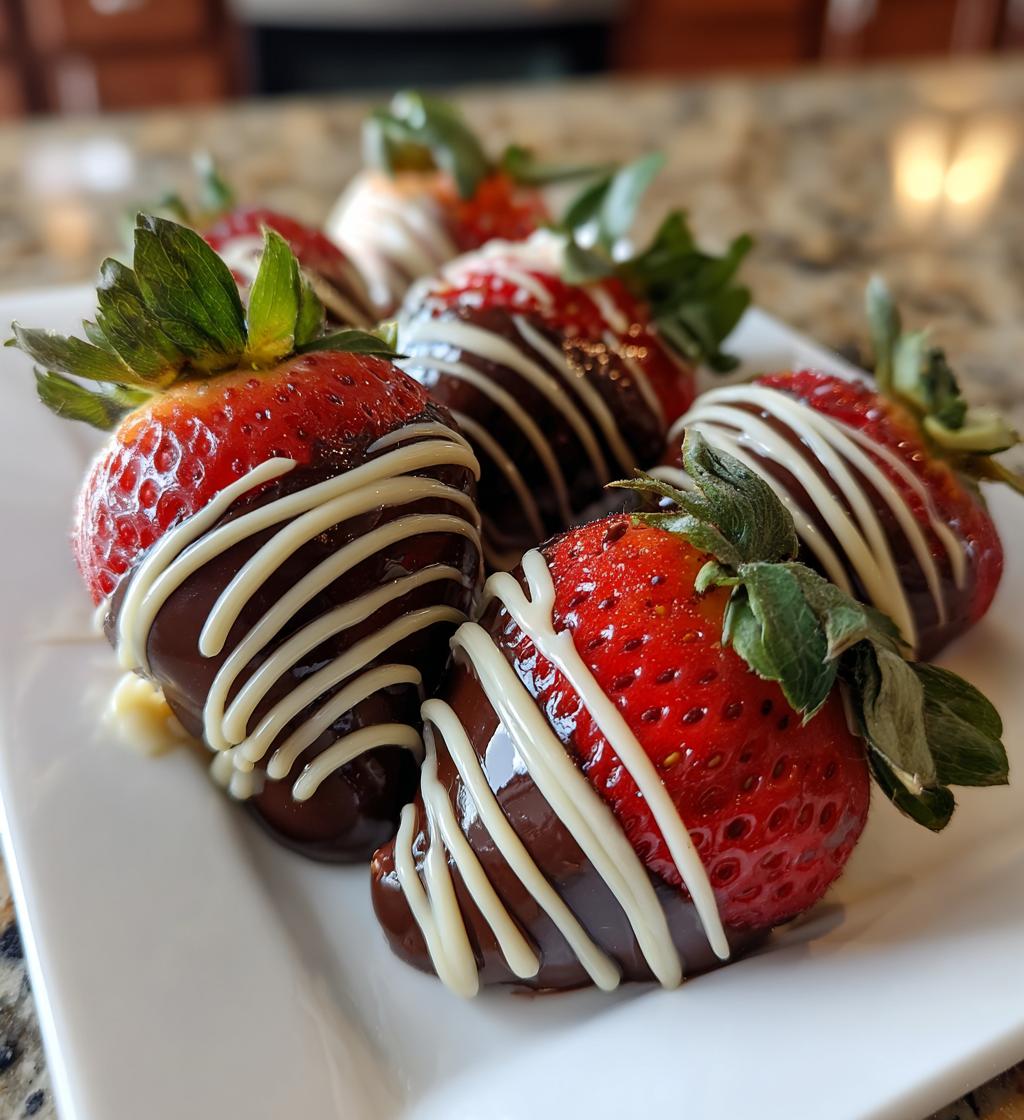chocolate covered strawberry valentines