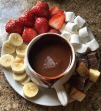 chocolate fondue valentines day
