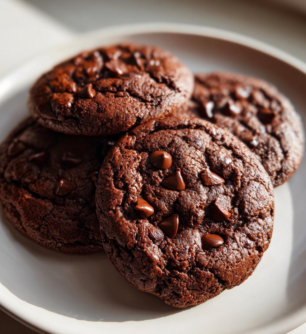 chocolate valentines cookies