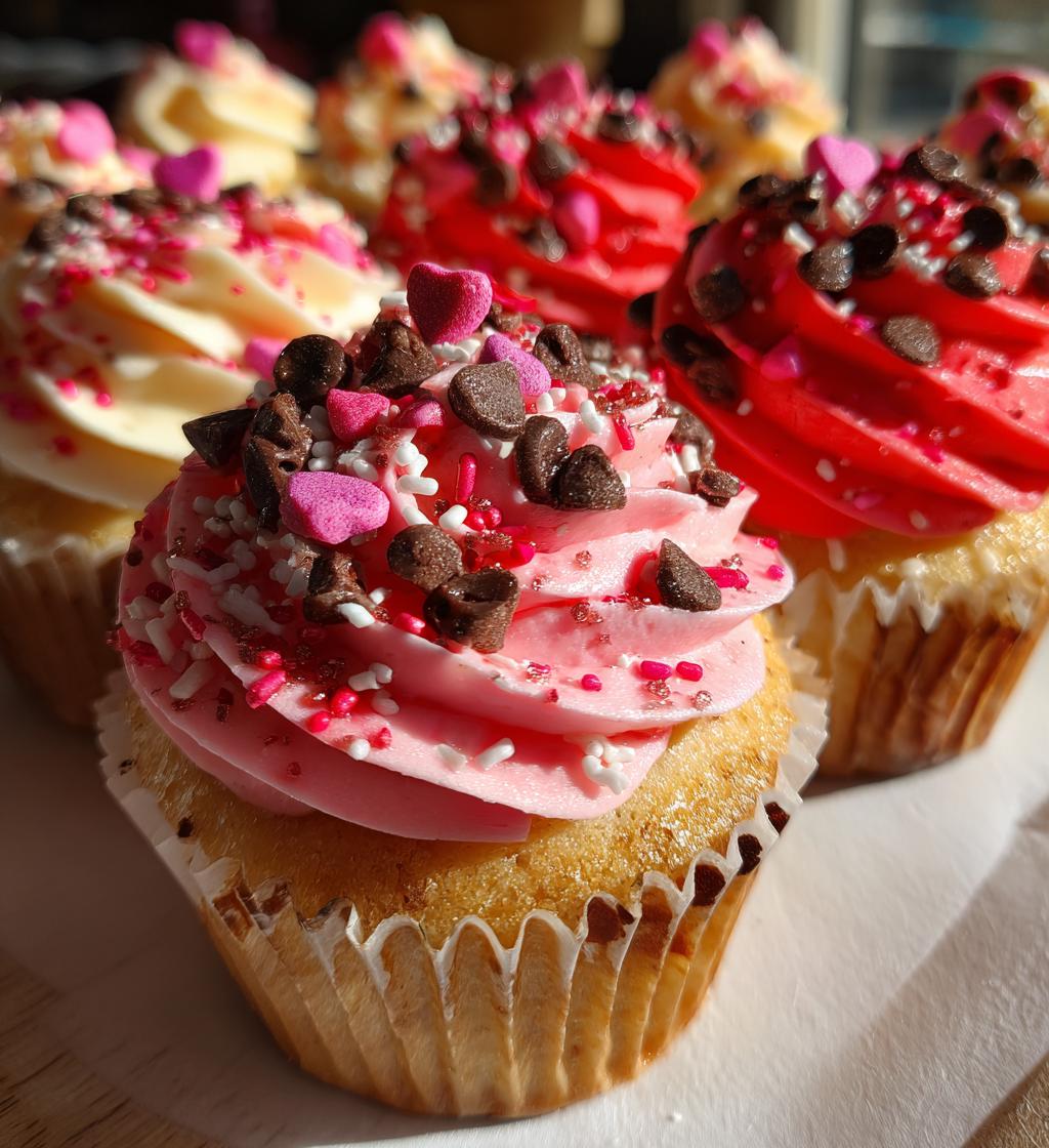 cupcake decorating valentines day