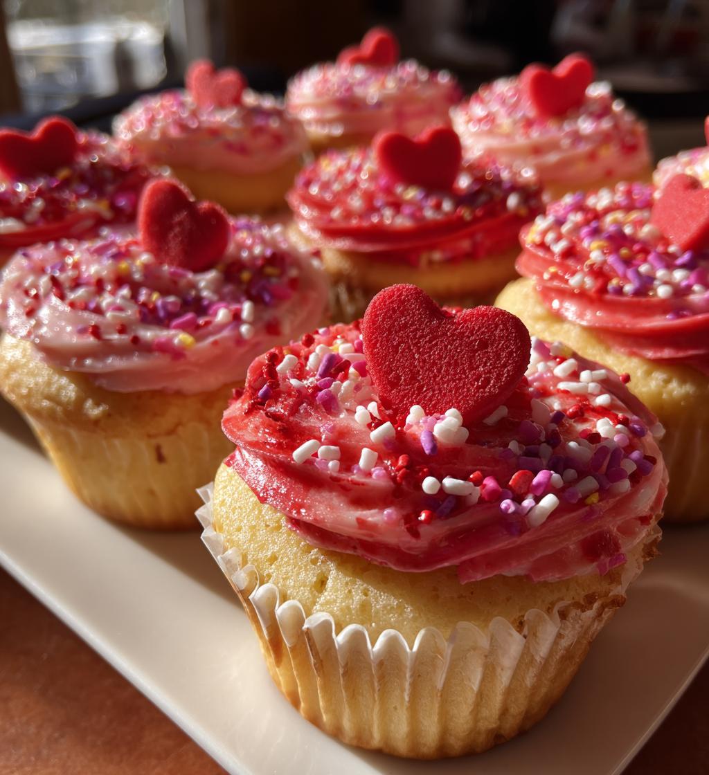 cupcakes decoration valentines day