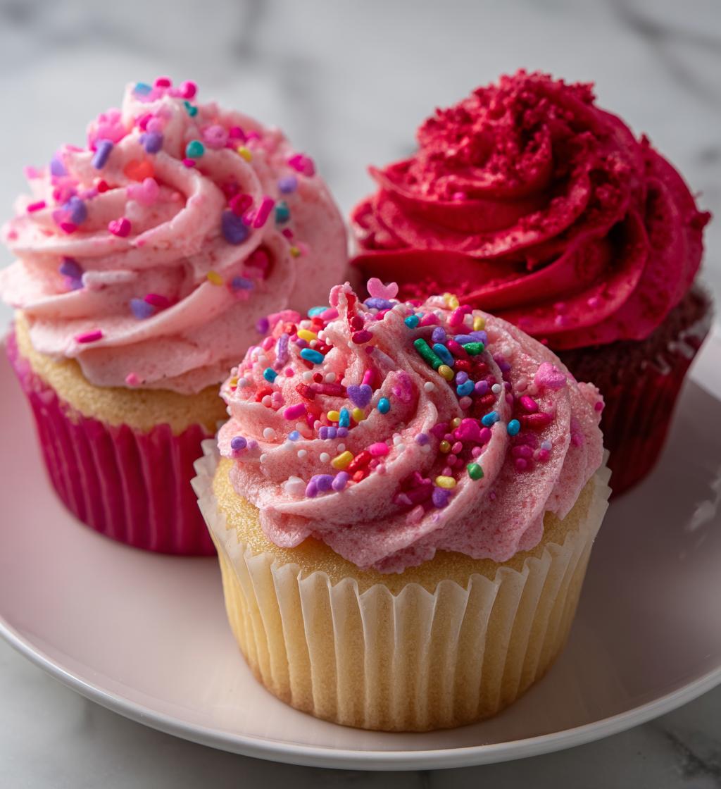 easy valentines day cupcakes