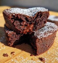 heart brownies valentines day