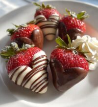 heart snacks valentines day