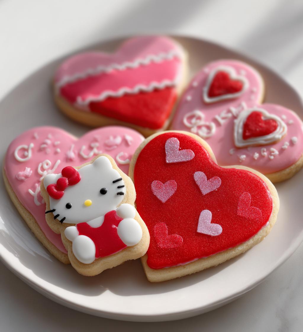 hello kitty valentines cookies