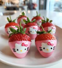hello kitty valentines strawberries