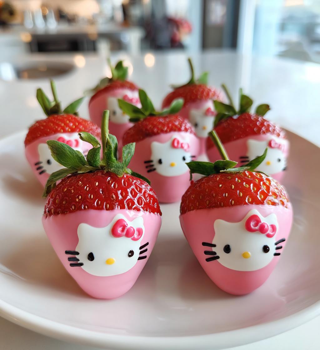 hello kitty valentines strawberries