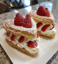 puff pastry dessert valentines