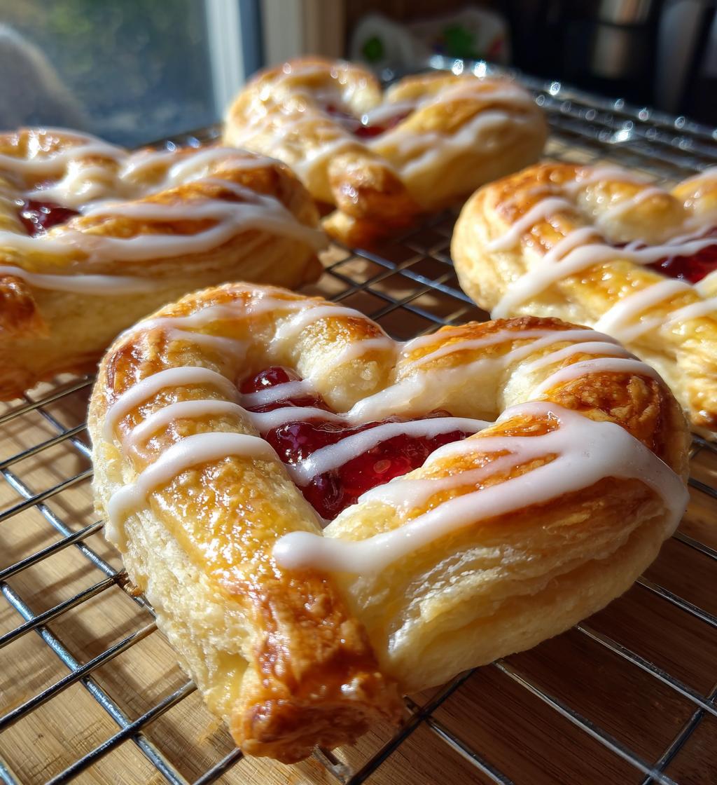 puff pastry valentines