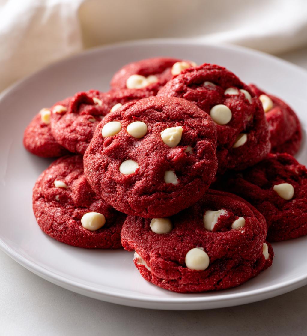 red velvet cookies valentines day