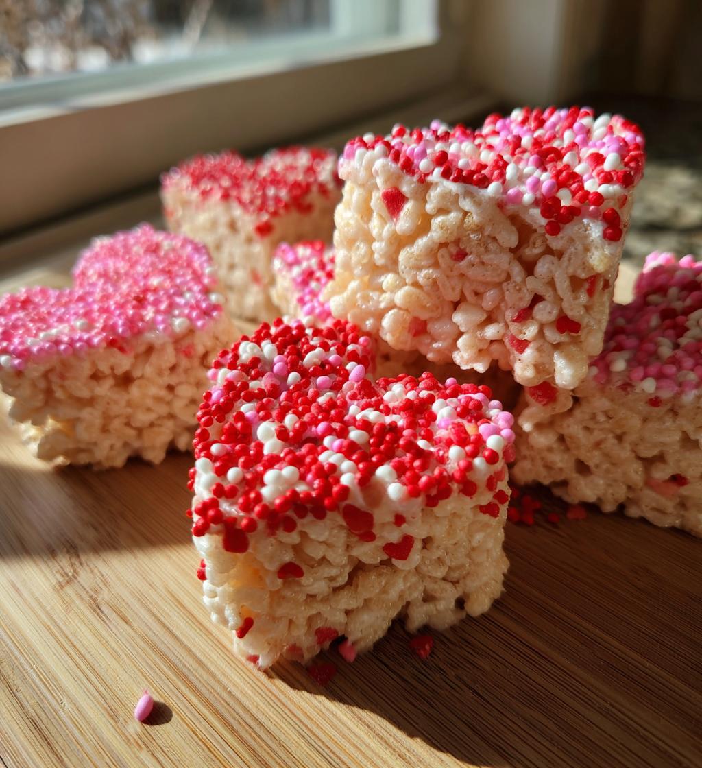 rice krispie treats for valentines day