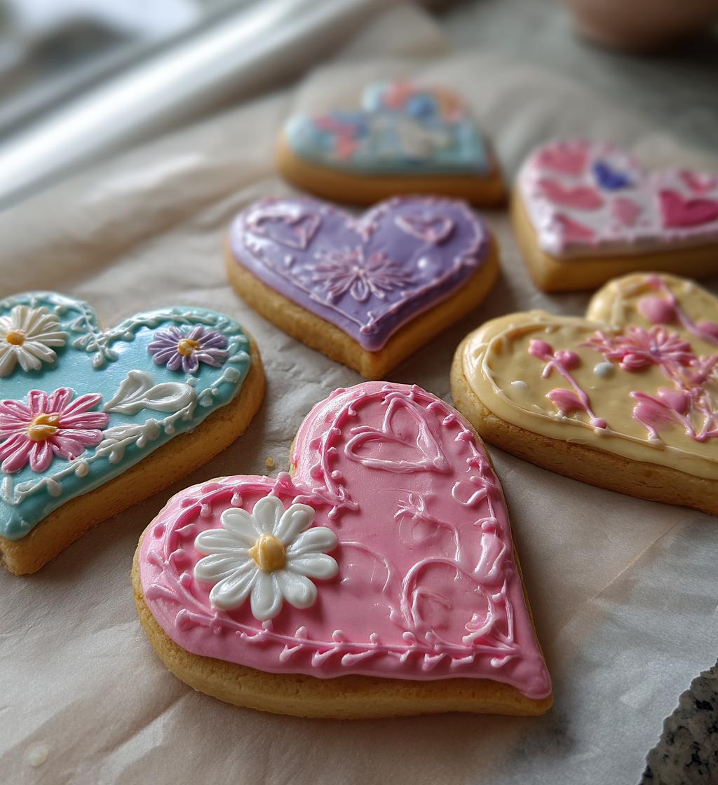 royal icing transfers valentines day