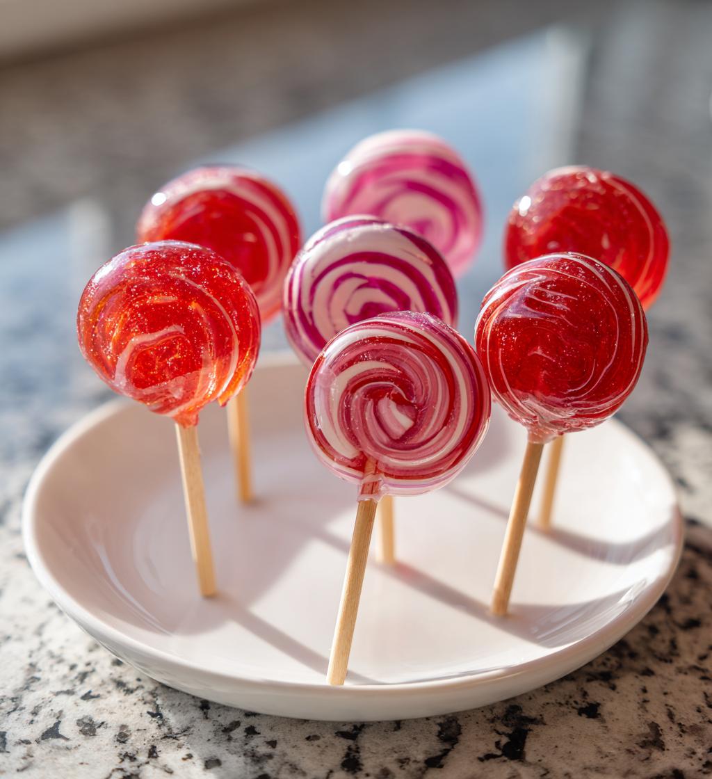 simple lollipop valentines