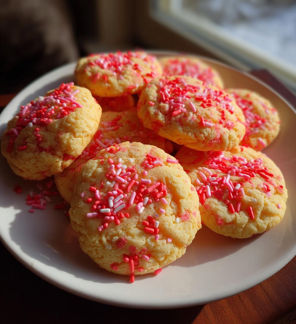 simple valentines cookies