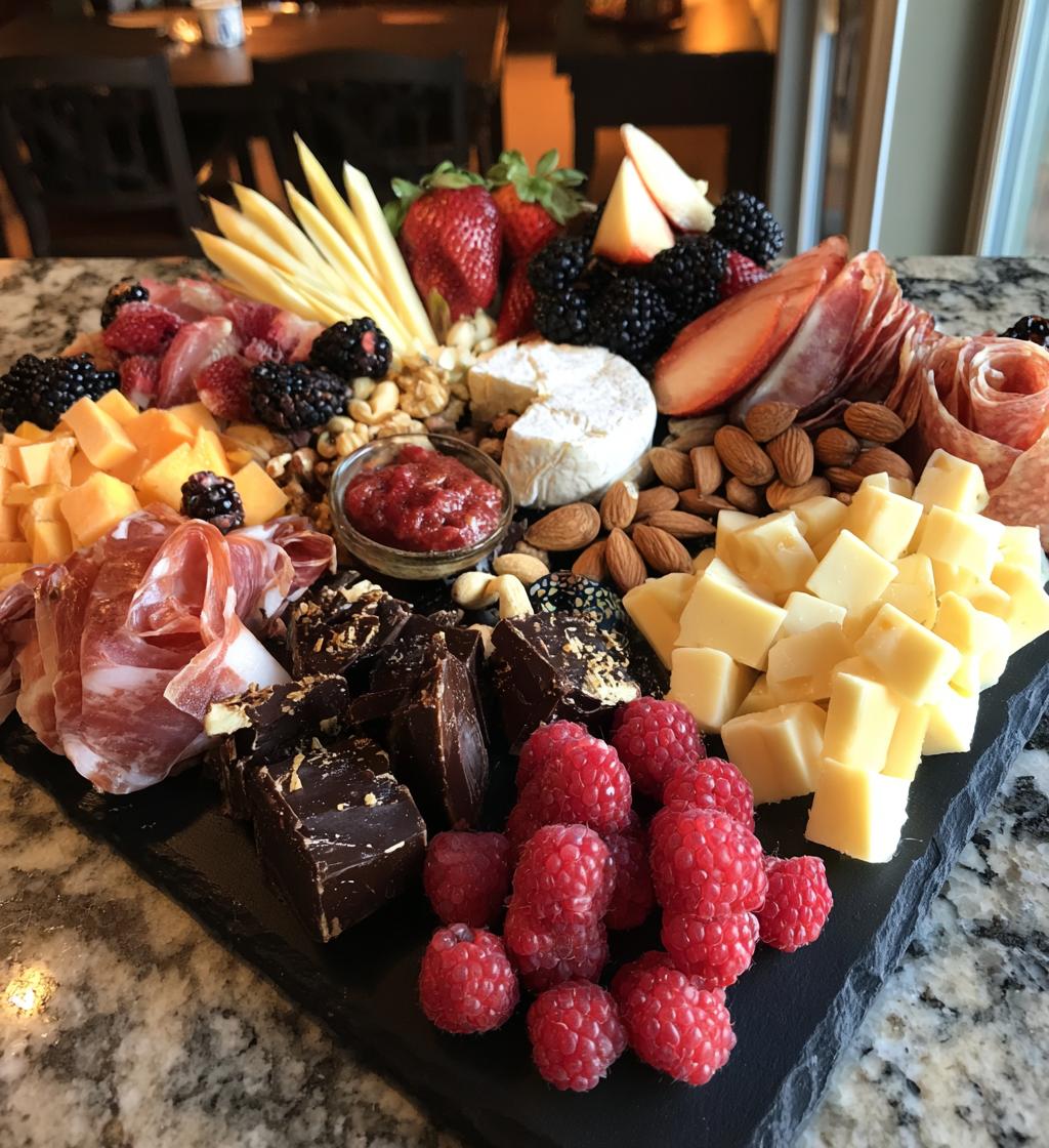snack board valentines day