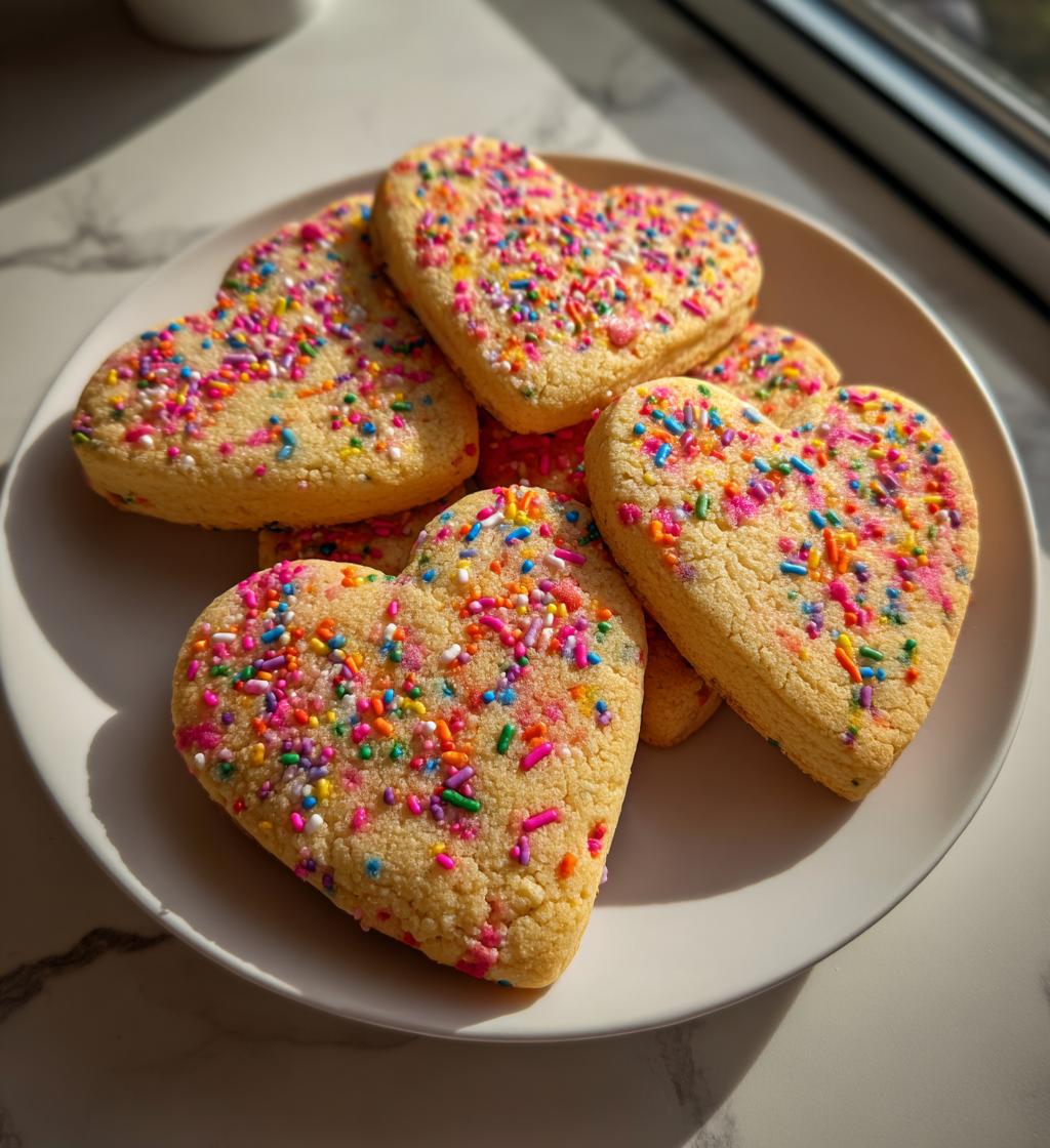 sourdough valentines cookies